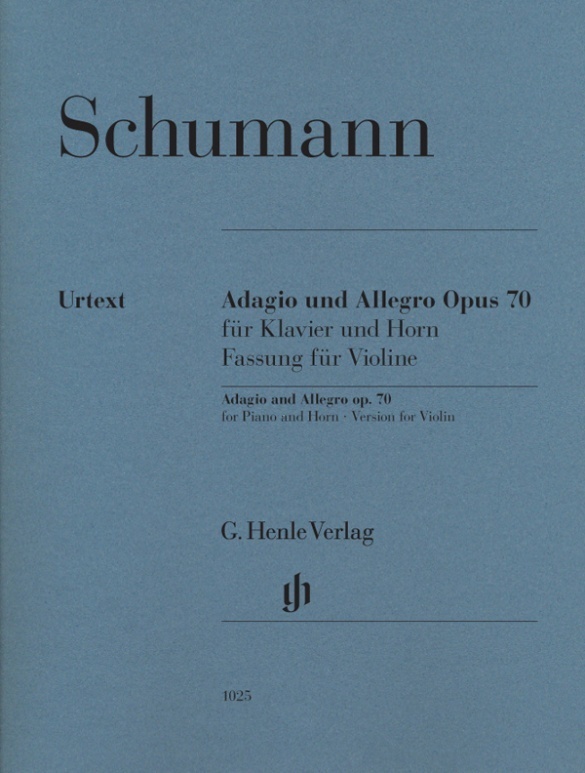 Cover: 9790201810256 | Robert Schumann - Adagio und Allegro op. 70 für Klavier und Horn