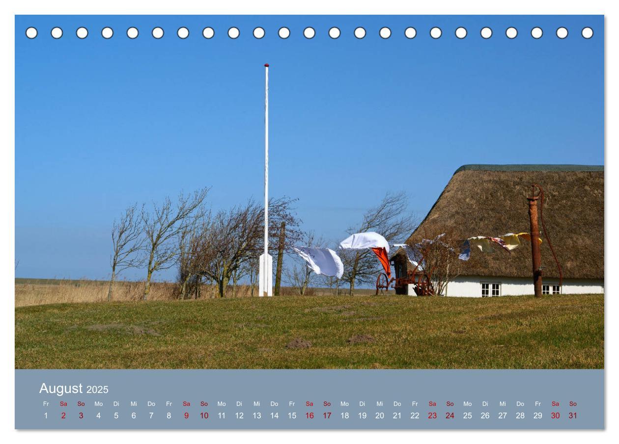 Bild: 9783435453474 | Westerhever (Tischkalender 2025 DIN A5 quer), CALVENDO Monatskalender