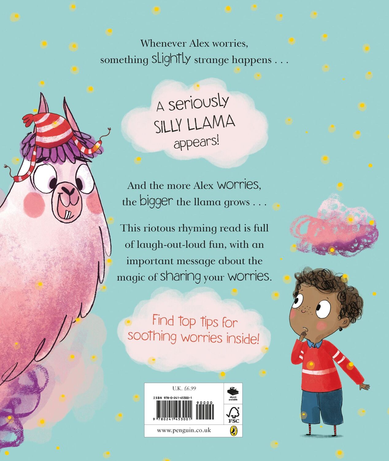 Rückseite: 9780241453001 | The Drama Llama | A story about soothing anxiety | Rachel Morrisroe