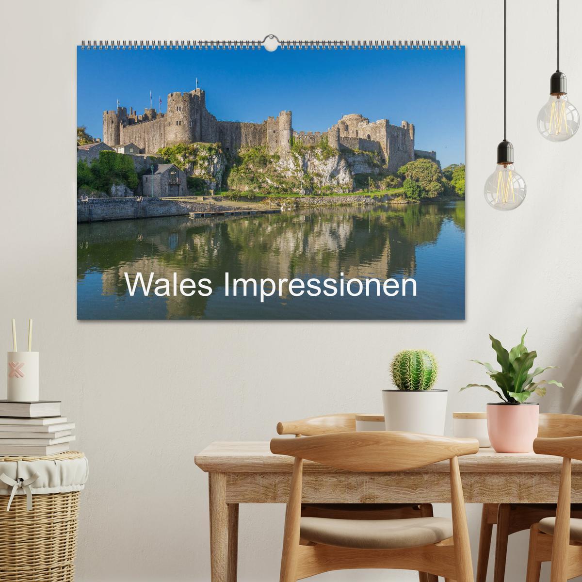 Bild: 9783435366538 | Wales Impressionen (Wandkalender 2025 DIN A2 quer), CALVENDO...