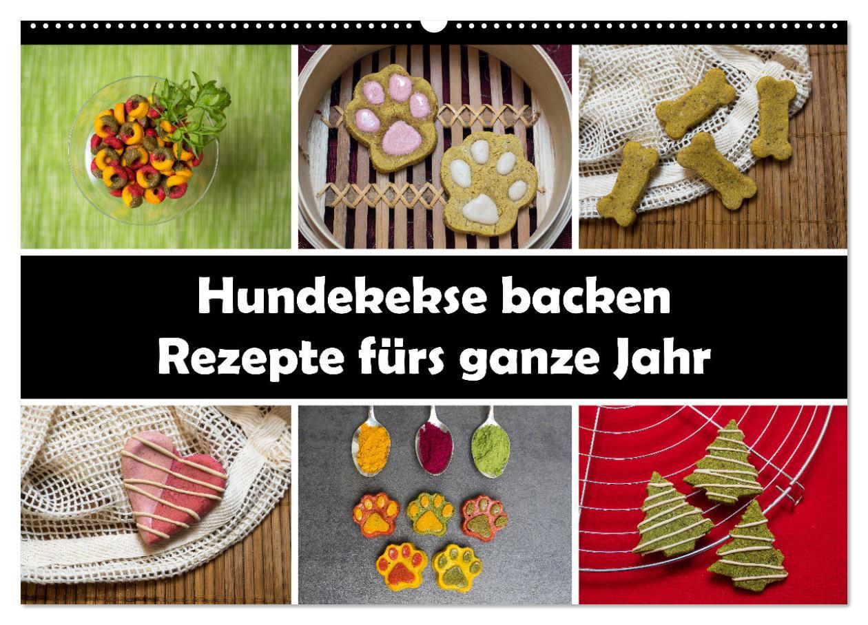 Cover: 9783435086573 | Hundekekse backen - Rezepte fürs ganze Jahr (Wandkalender 2025 DIN...