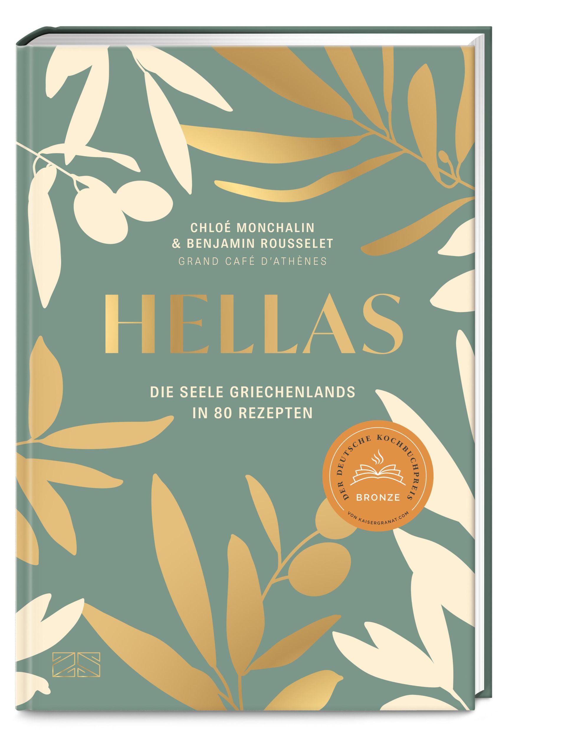 Cover: 9783965843455 | Hellas. Die Seele Griechenlands in 80 Rezepten | Monchalin (u. a.)