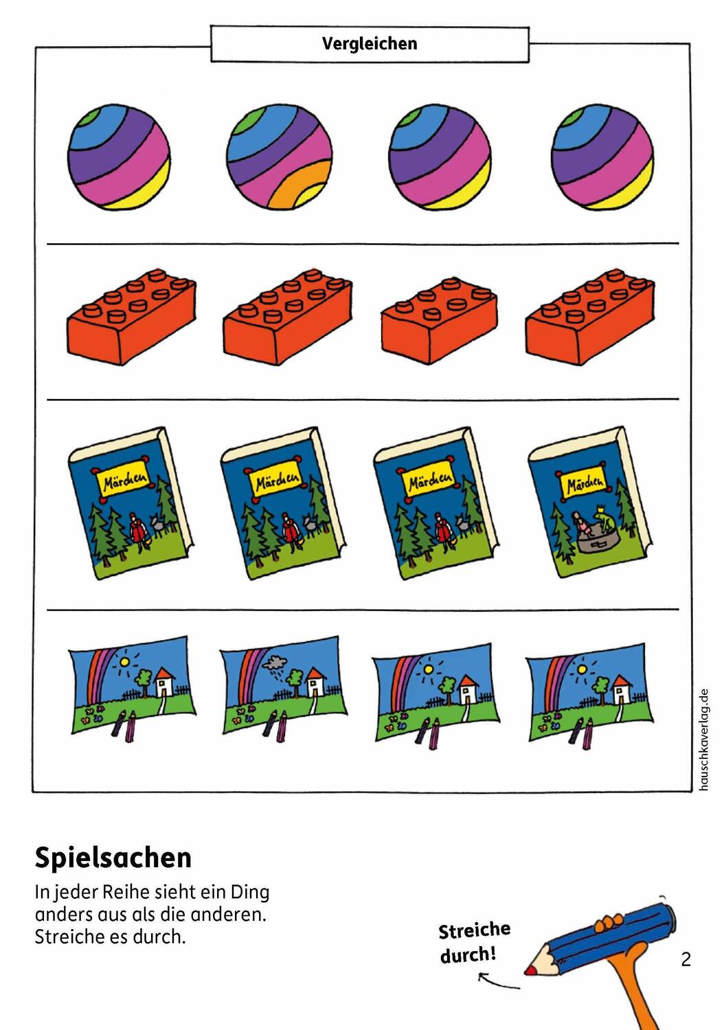 Bild: 9783881006231 | Vorschulblock - Konzentration und Wahrnehmung ab 5 Jahre | Neumann