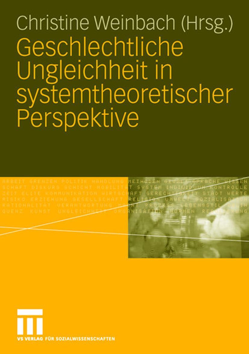 Cover: 9783531143644 | Geschlechtliche Ungleichheit in systemtheoretischer Perspektive | Buch