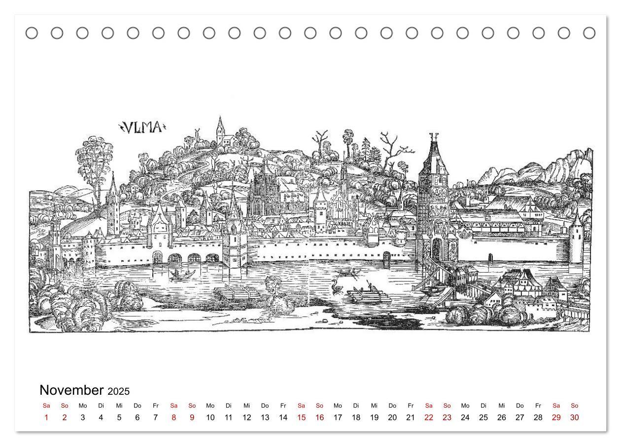 Bild: 9783435305827 | Schedelsche Weltchronik Deutsche Städte 1493 (Tischkalender 2025...