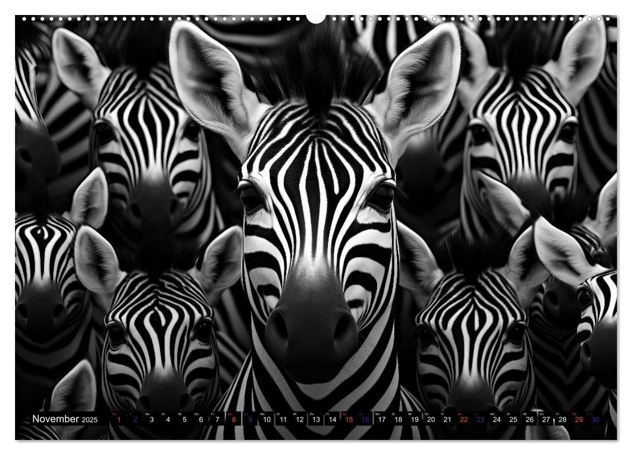 Bild: 9783457146200 | ZEBRAS - Modern Art (hochwertiger Premium Wandkalender 2025 DIN A2...