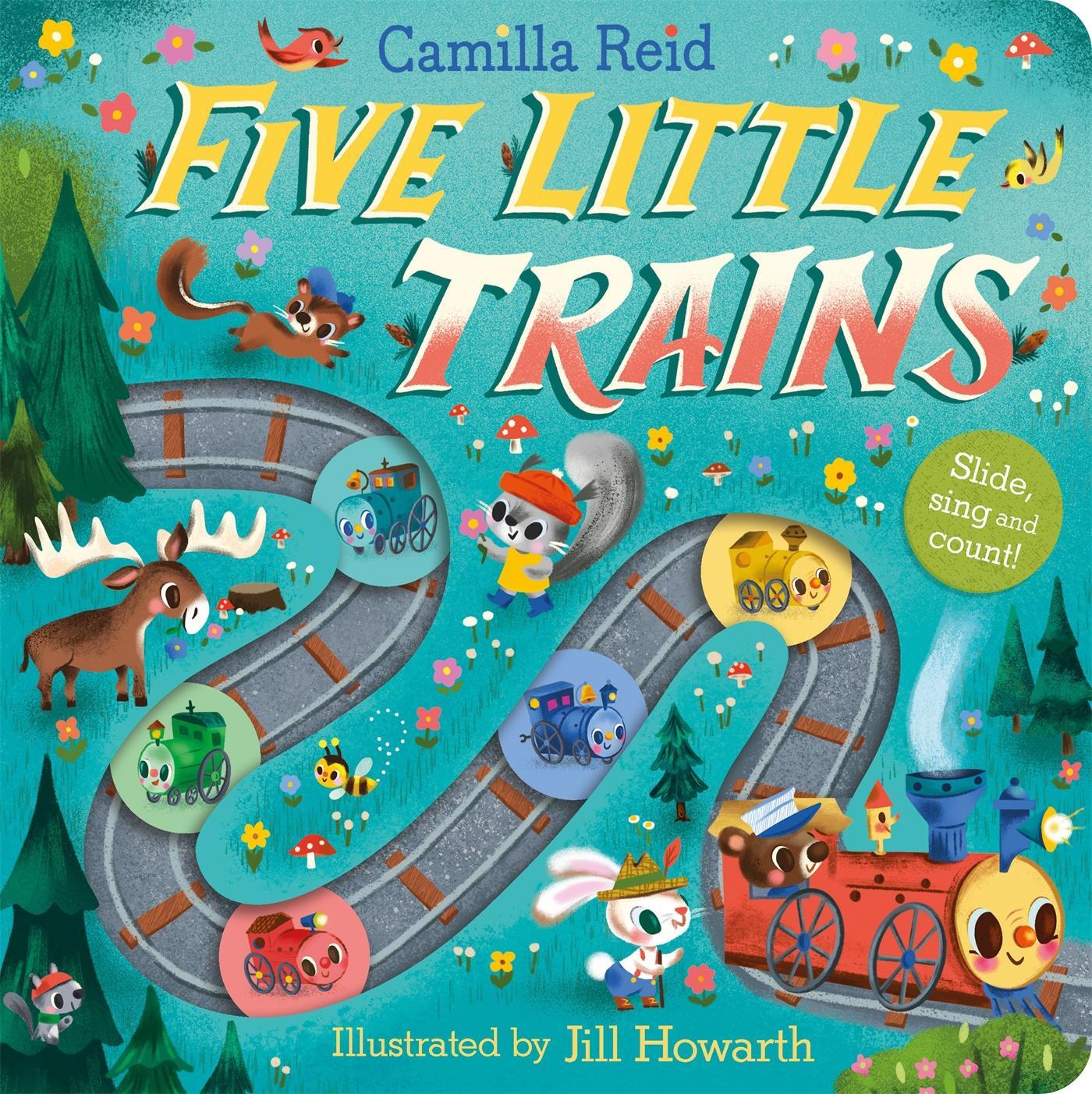 Cover: 9781035023363 | Five Little Trains | A Nursery Rhyme Counting Book for Toddlers | Reid