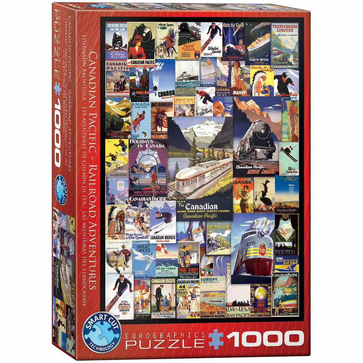 Cover: 628136606486 | Railroad Adventures | Puzzle | Deutsch | 2018 | Eurographics s.r.o