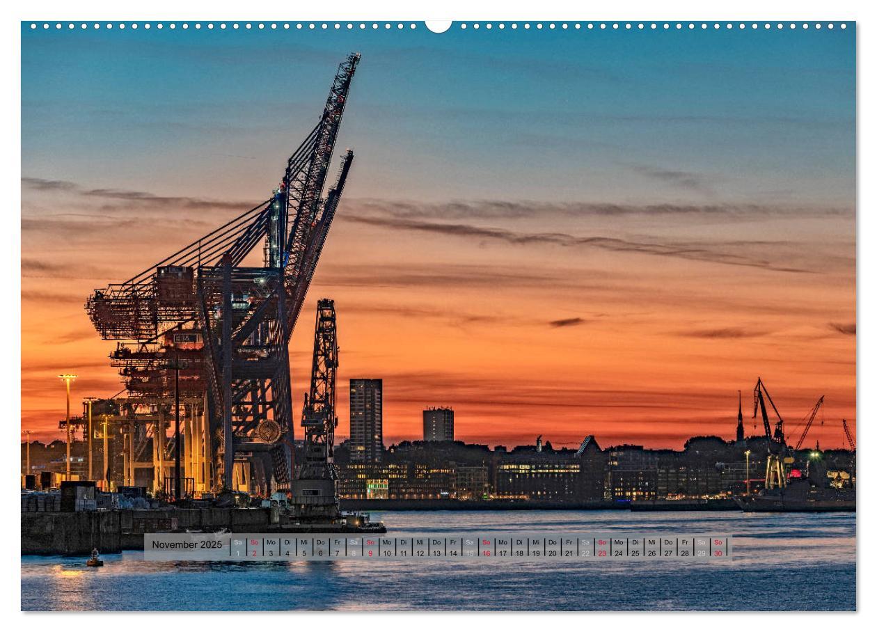 Bild: 9783435275991 | Auch das ist der Hamburger Hafen (Wandkalender 2025 DIN A2 quer),...