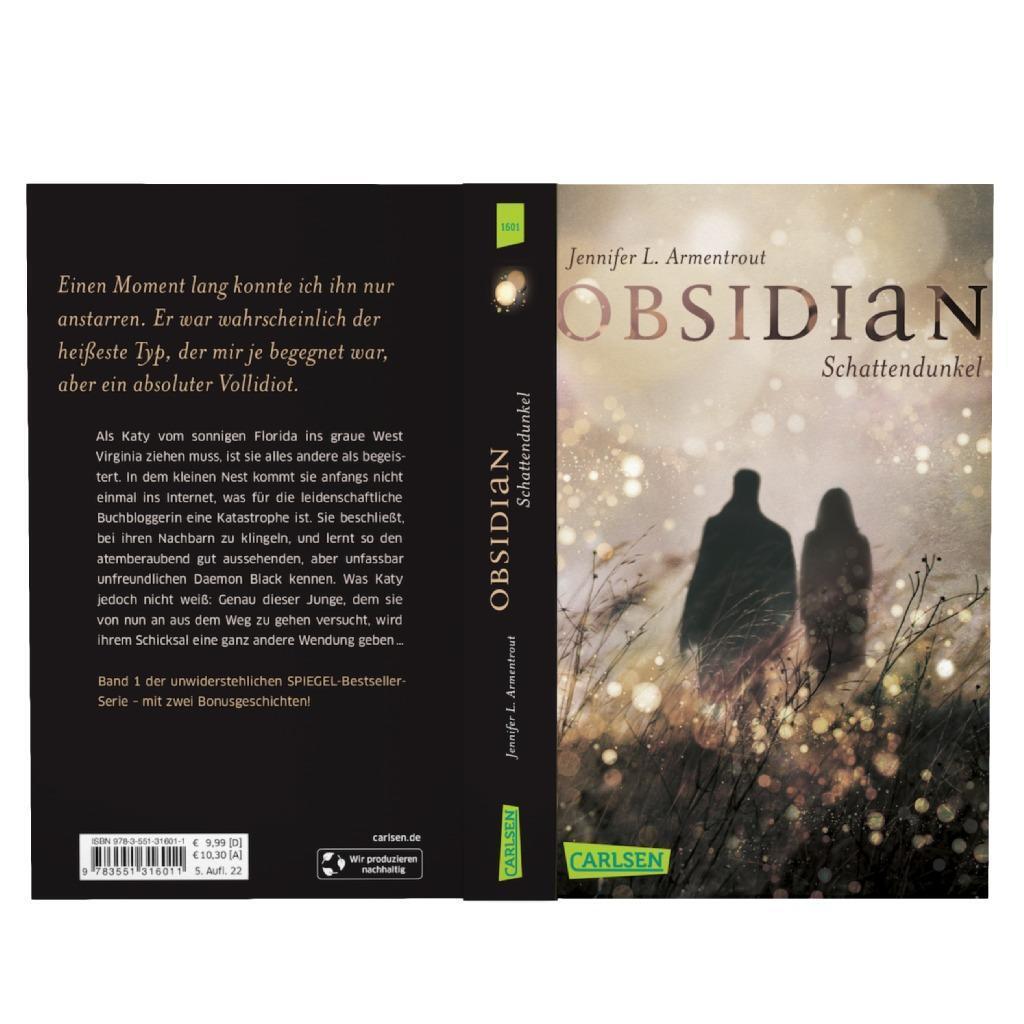 Bild: 9783551316011 | Obsidian 1: Obsidian. Schattendunkel | Jennifer L. Armentrout | Buch