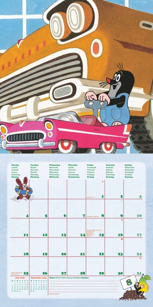 Bild: 4002725987976 | N NEUMANNVERLAGE - Der kleine Maulwurf 2025 Broschürenkalender,...