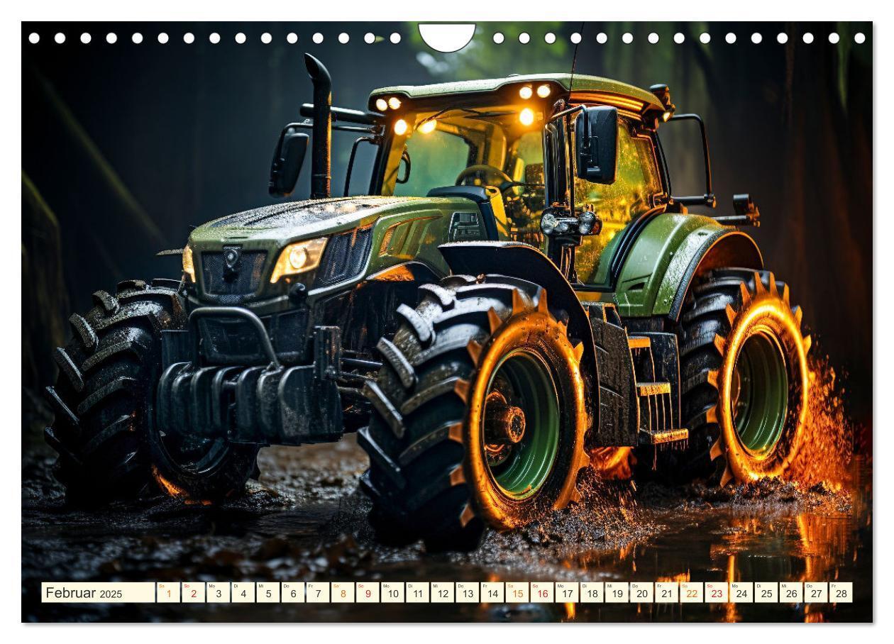 Bild: 9783383856358 | Traktor Fantasien (Wandkalender 2025 DIN A4 quer), CALVENDO...