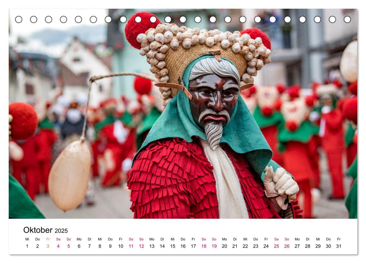 Bild: 9783435105052 | Die Elzacher Fastnacht (Tischkalender 2025 DIN A5 quer), CALVENDO...