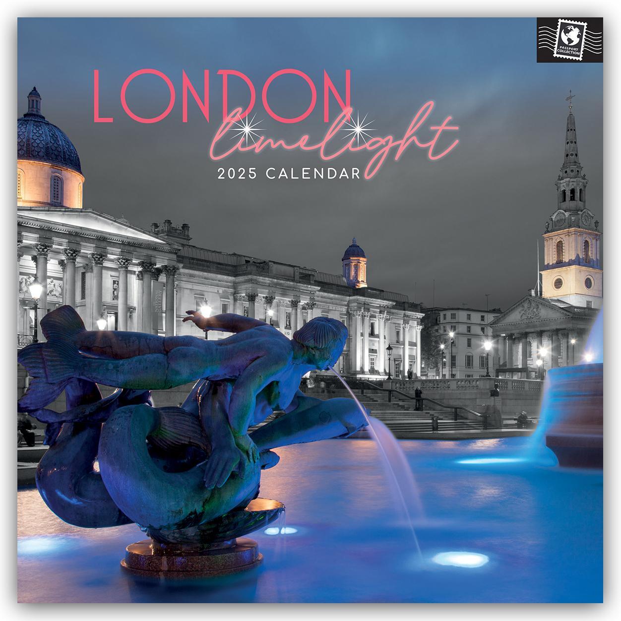 Cover: 9781835361184 | London Limelight - London im Rampenlicht 2025 - 16-Monatskalender