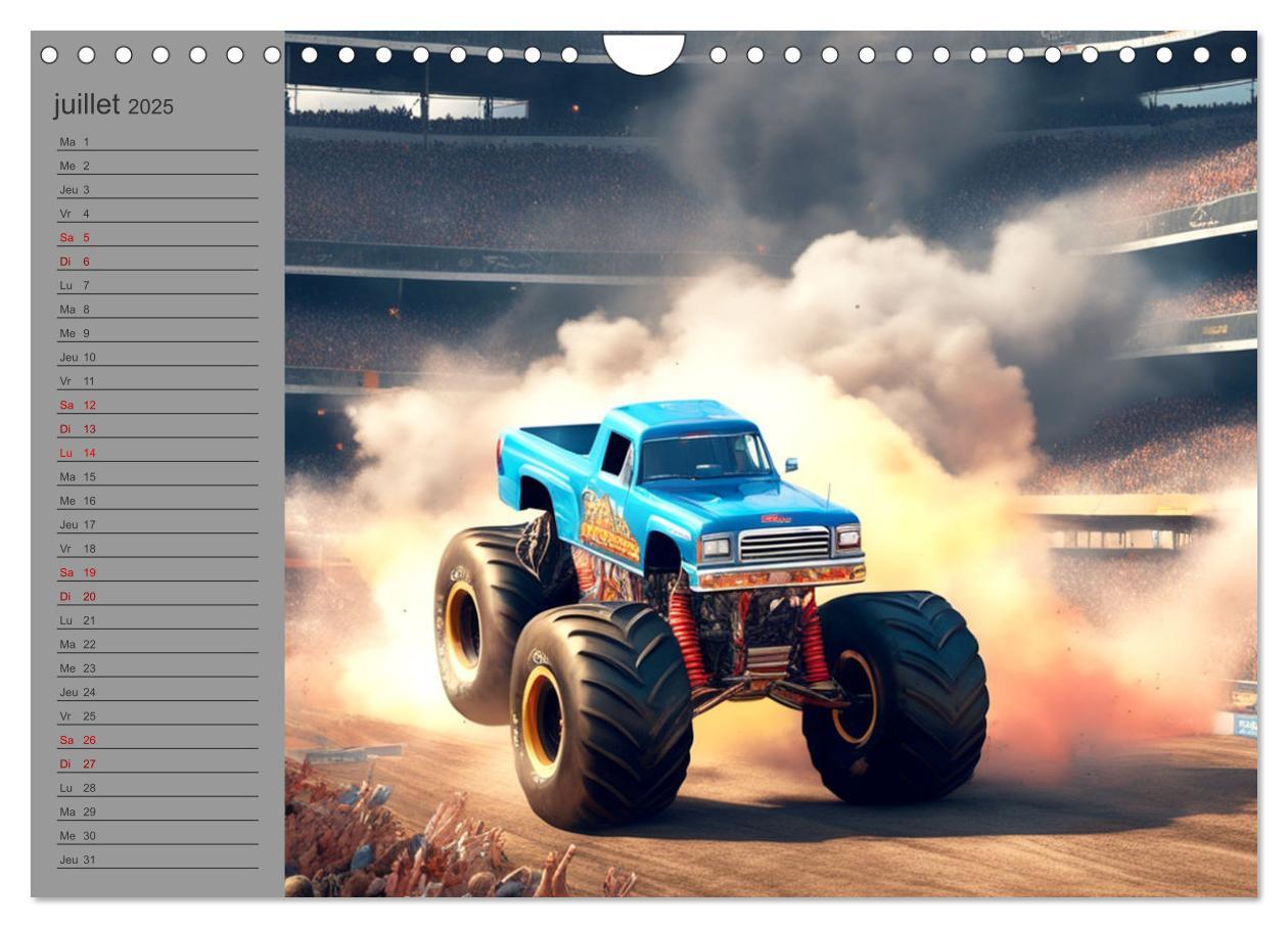 Bild: 9781325925254 | Monster trucks La confrontation ultime (Calendrier mural 2025 DIN...