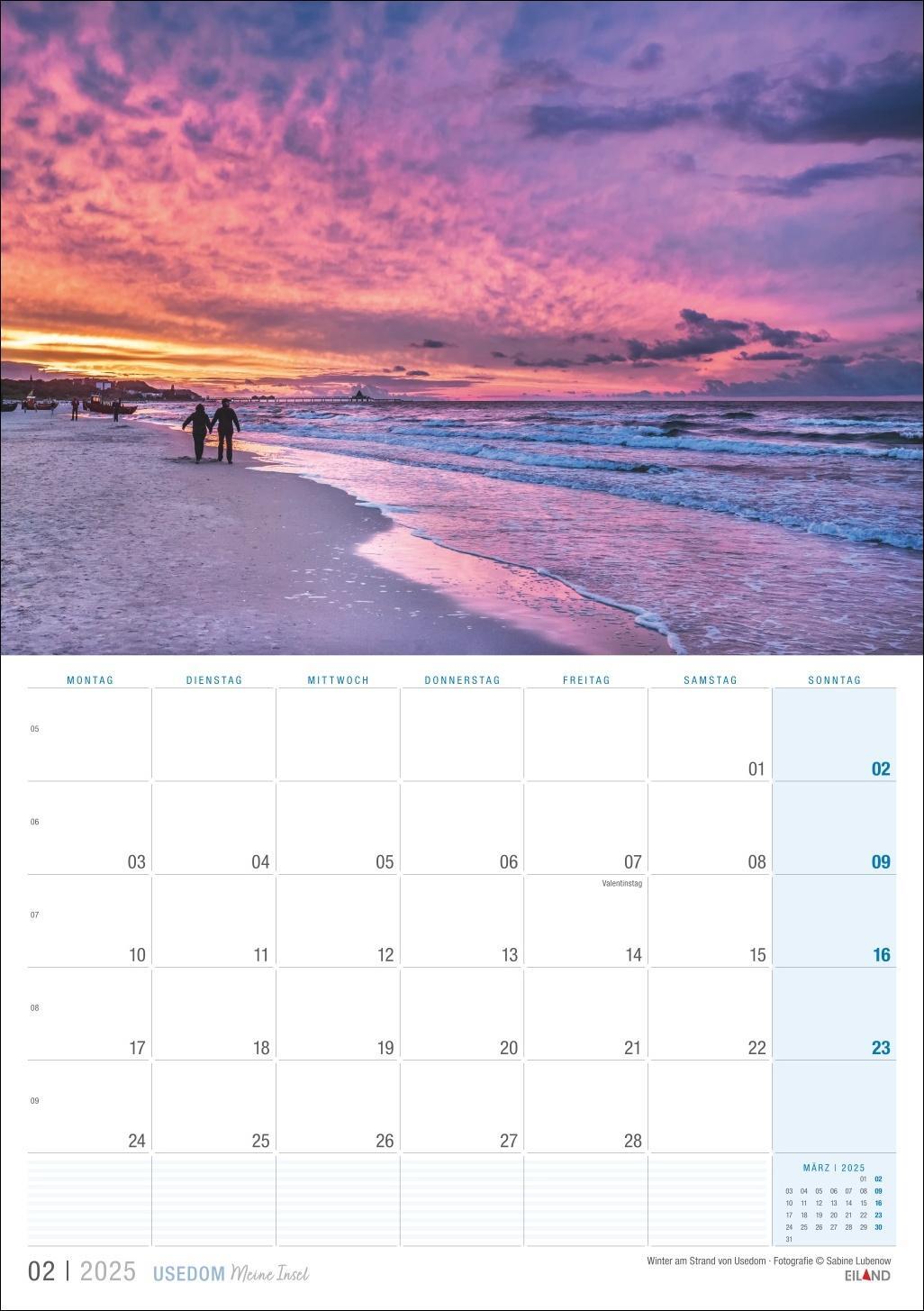 Bild: 9783964023490 | Usedom ...meine Insel Kalender 2025 | Eiland | Kalender | 13 S. | 2025