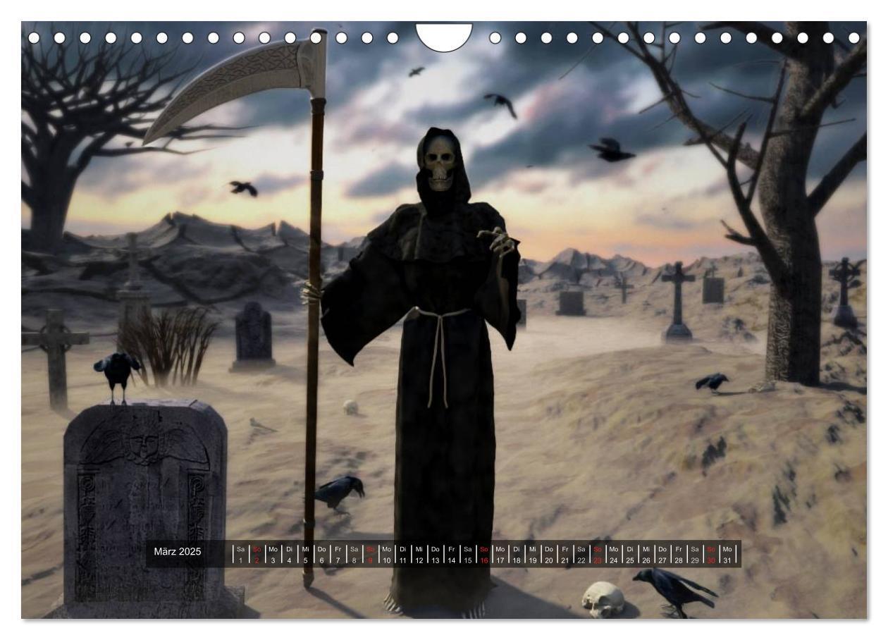 Bild: 9783435683192 | Welten der Nacht ¿ Gothic und Dark Art (Wandkalender 2025 DIN A4...