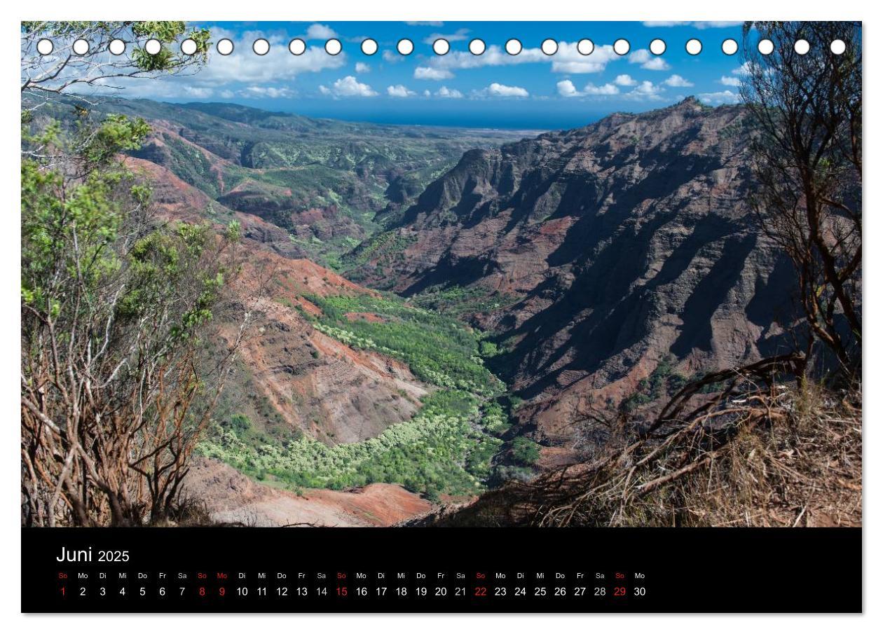 Bild: 9783435742240 | Hawaii - Kauai (Tischkalender 2025 DIN A5 quer), CALVENDO...