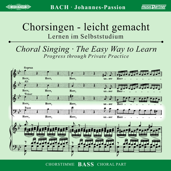 Cover: 4013788003527 | Chorsingen leicht gemacht - Johann Sebastian Bach: Johannes-Passion...