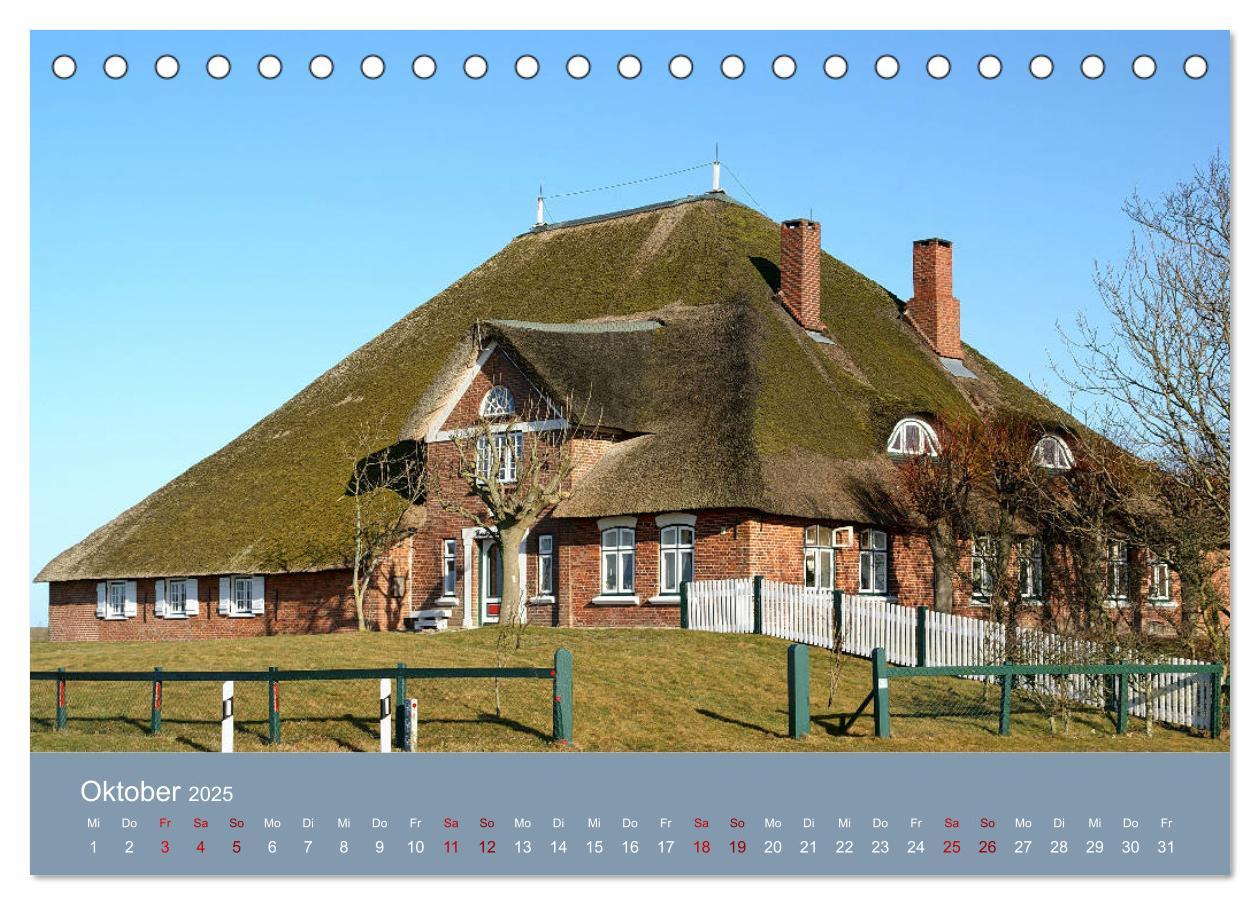 Bild: 9783435453474 | Westerhever (Tischkalender 2025 DIN A5 quer), CALVENDO Monatskalender