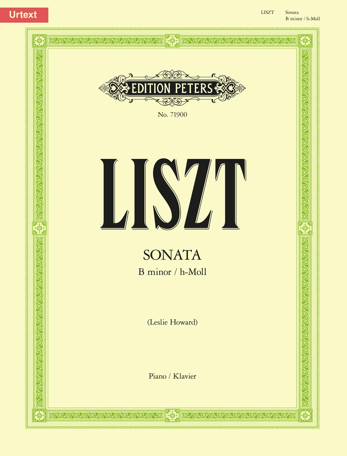 Cover: 9790577087238 | Piano Sonata in B Minor | Urtext | Franz Liszt | Taschenbuch | Buch