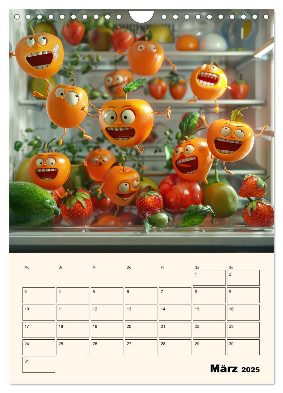 Bild: 9783435472543 | Nachts im Kühlschrank (Wandkalender 2025 DIN A4 hoch), CALVENDO...