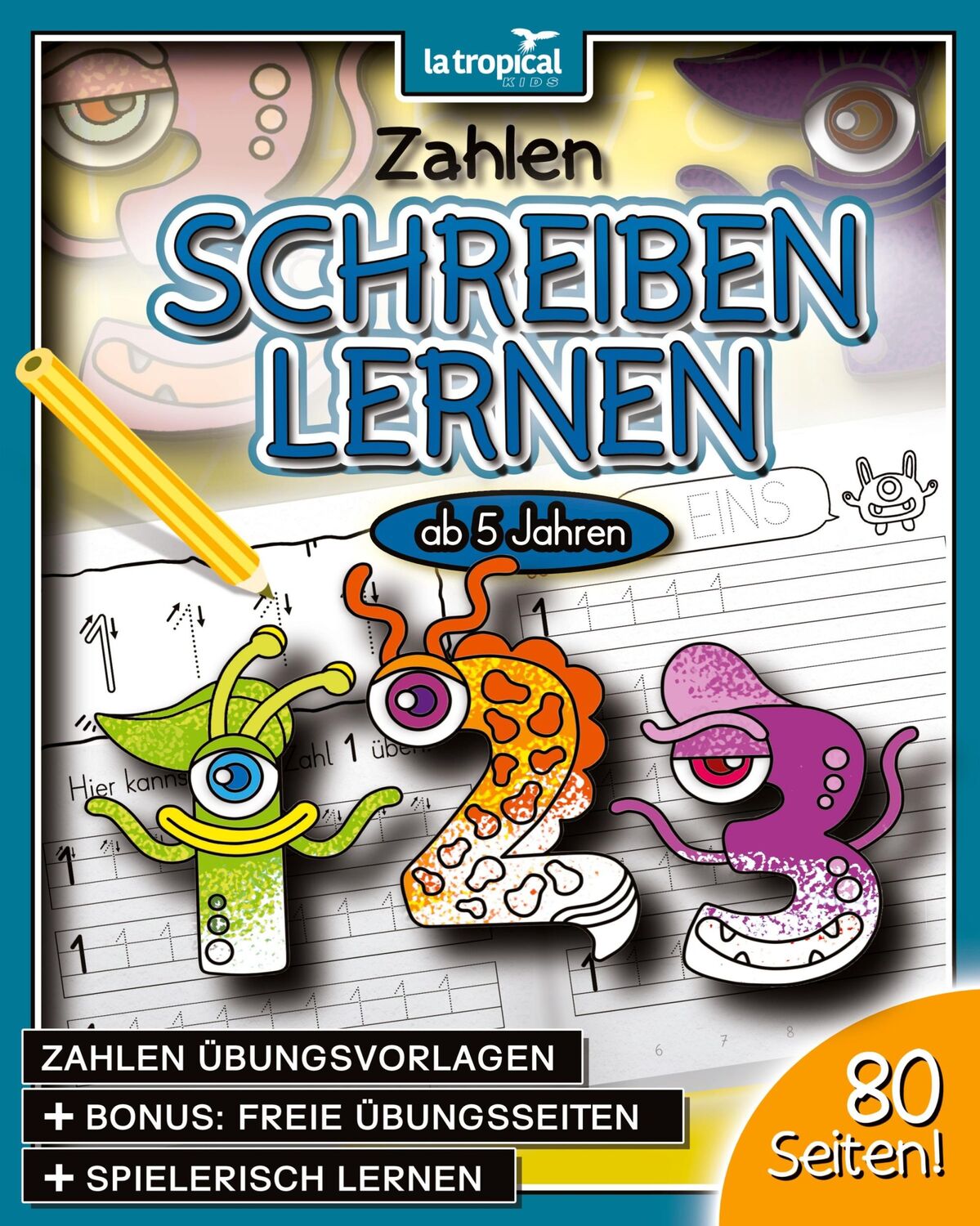 Cover: 9783969080405 | Zahlen schreiben lernen ab 5 Jahren | David Ludwig | Taschenbuch