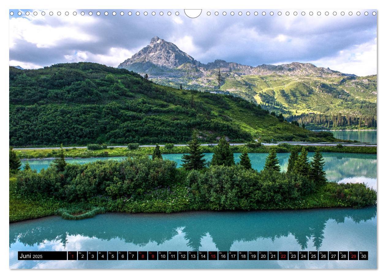 Bild: 9783435111954 | Wanderparadies Montafon (Wandkalender 2025 DIN A3 quer), CALVENDO...