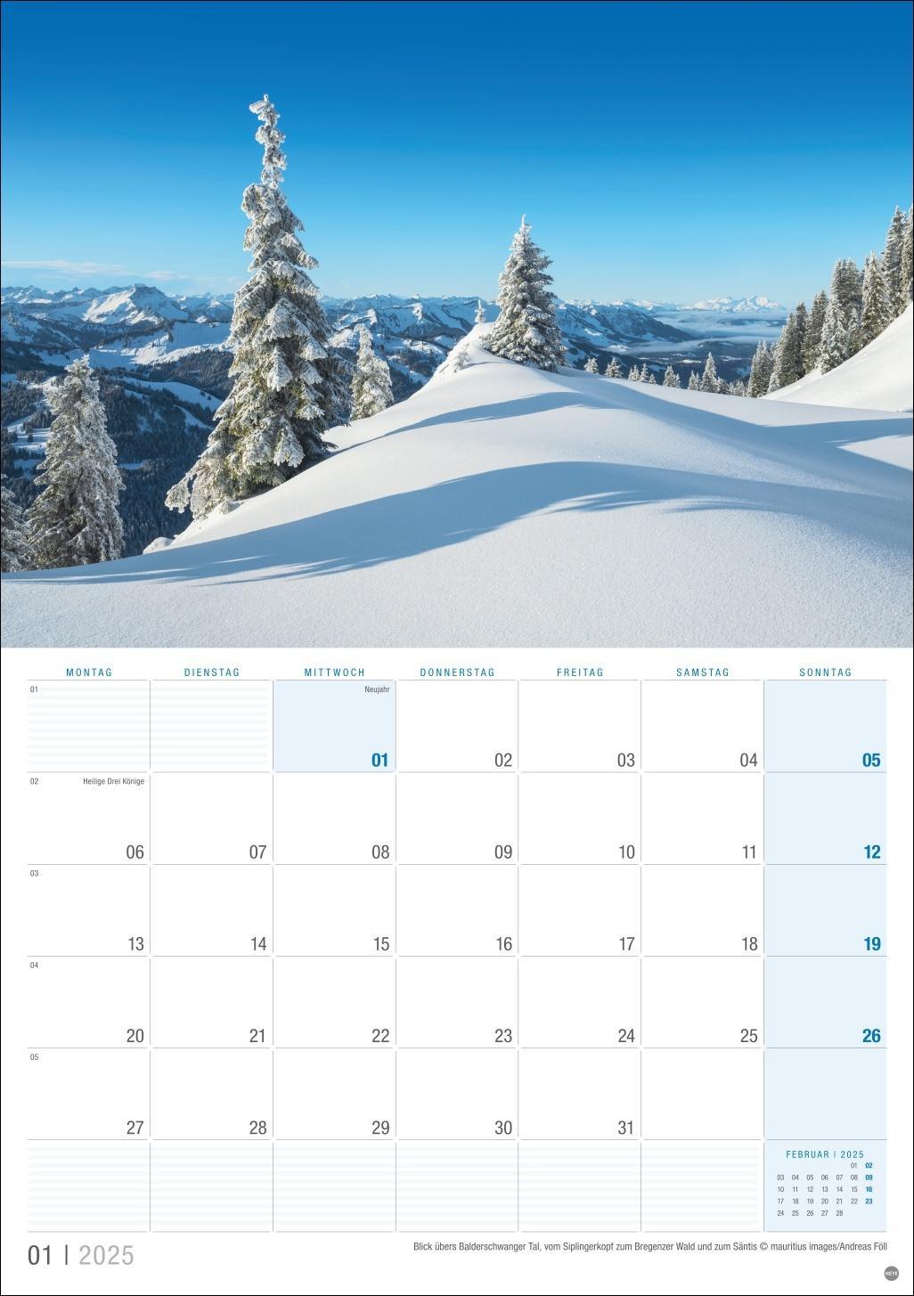 Bild: 9783756408351 | Allgäu Planer 2025 | Kalender | 13 S. | Deutsch | 2025 | Heye