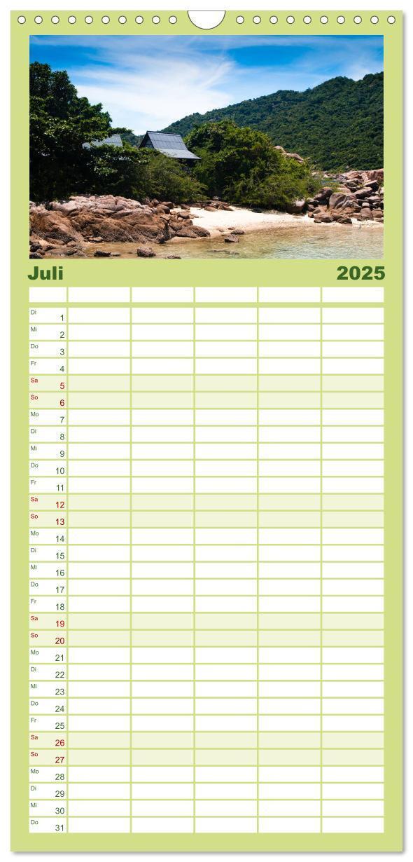 Bild: 9783457120286 | Familienplaner 2025 - Farben der Natur mit 5 Spalten (Wandkalender,...