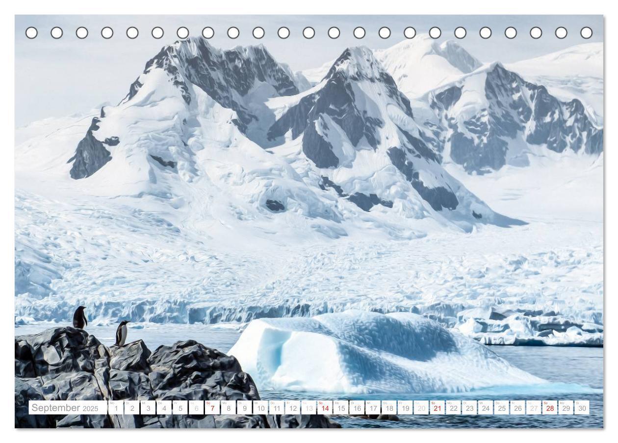 Bild: 9783435801190 | Antarktis - Das Reich der Pinguine (Tischkalender 2025 DIN A5...