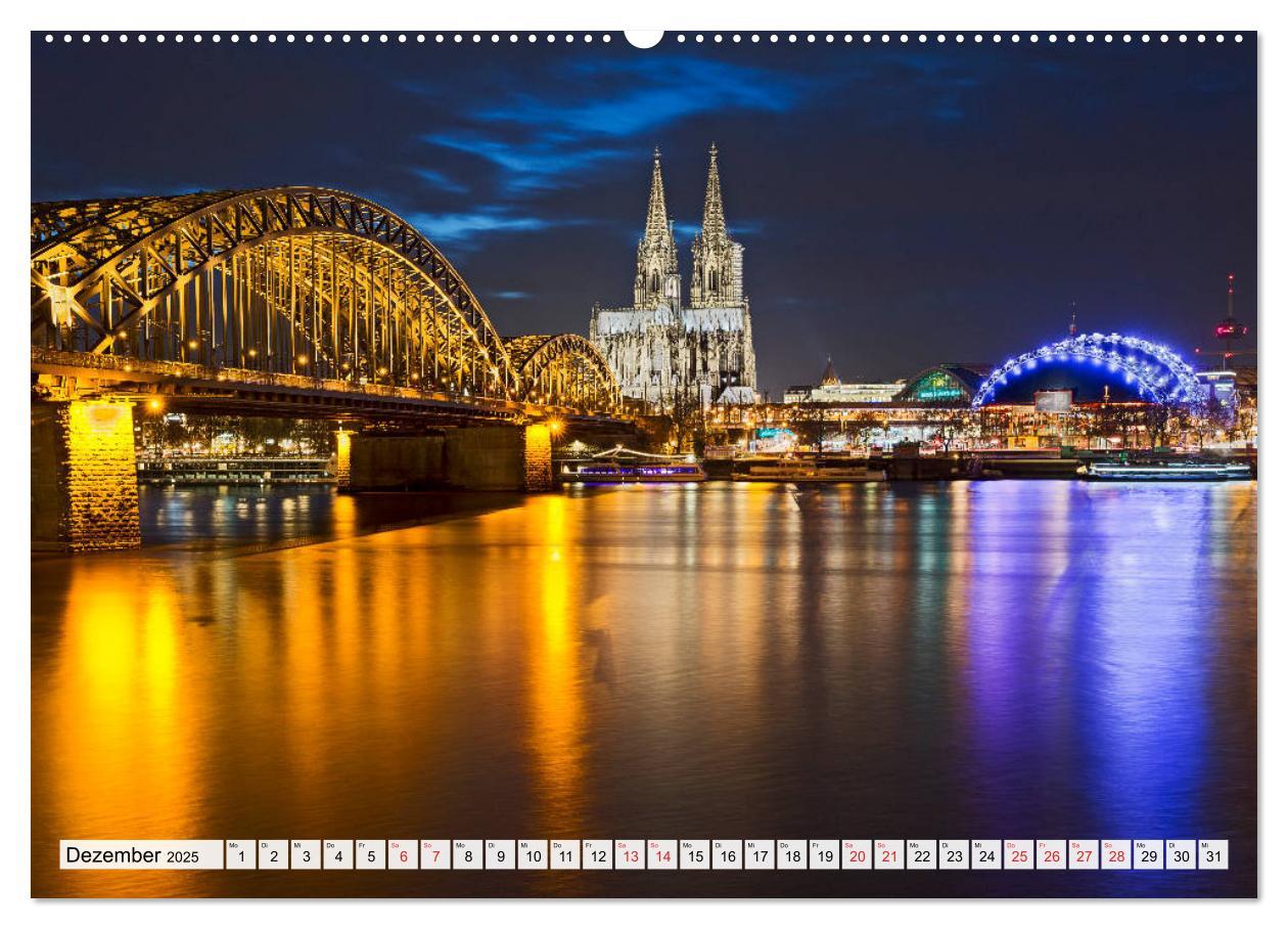 Bild: 9783435176229 | KÖLNER LICHTERZAUBER (Wandkalender 2025 DIN A2 quer), CALVENDO...