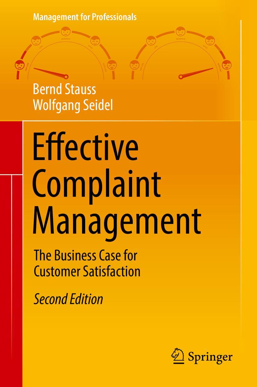 Cover: 9783319987040 | Effective Complaint Management | Wolfgang Seidel (u. a.) | Buch | ix