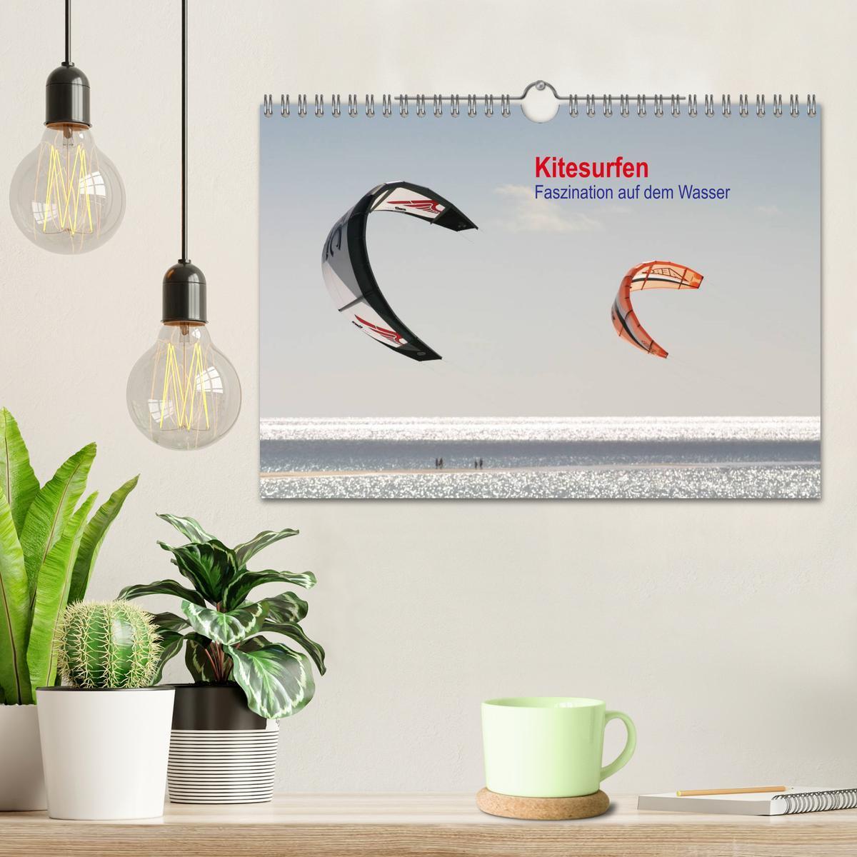 Bild: 9783435749508 | Kitesurfen ¿ Faszination auf dem Wasser (Wandkalender 2025 DIN A4...