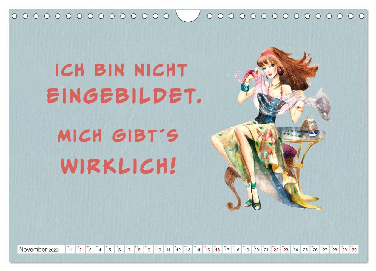 Bild: 9783383927867 | Frech aber ehrlich (Wandkalender 2025 DIN A4 quer), CALVENDO...