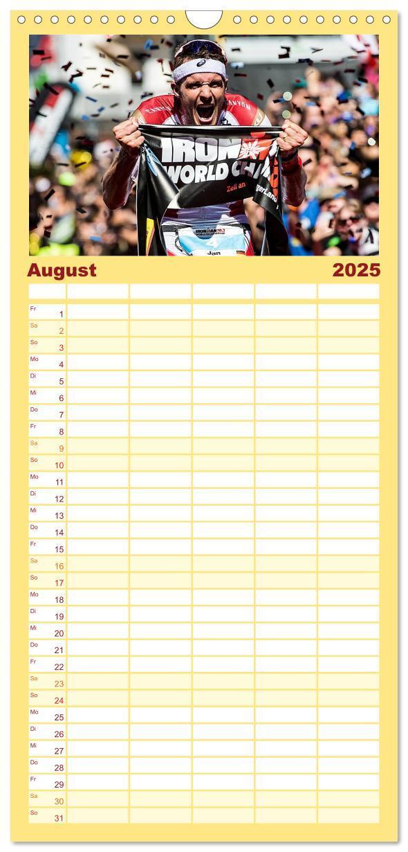 Bild: 9783457113325 | Familienplaner 2025 - TRIATHLON mit 5 Spalten (Wandkalender, 21 x...