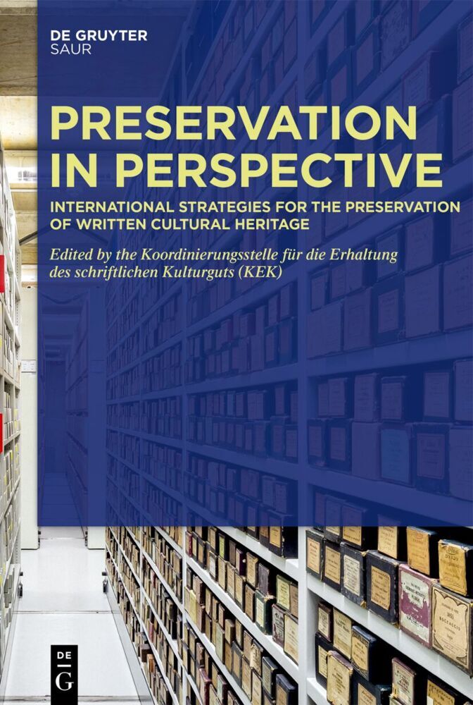 Cover: 9783111386461 | Preservation in Perspective | Kulturguts | Buch | XLII | Englisch