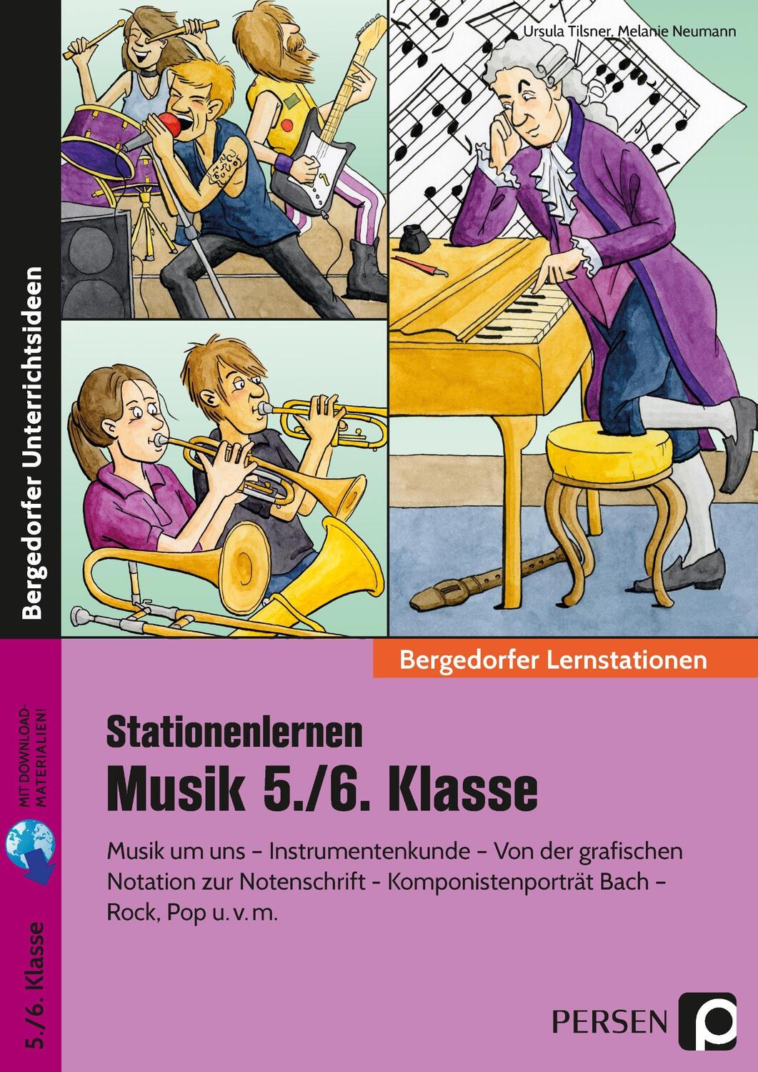 Cover: 9783403206828 | Stationenlernen Musik 5./6. Klasse | Ursula Tilsner (u. a.) | Bundle