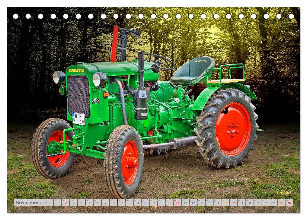 Bild: 9783435606672 | Oldtimer Schätze. Ein Traktoren-Kalender (Tischkalender 2025 DIN A5...