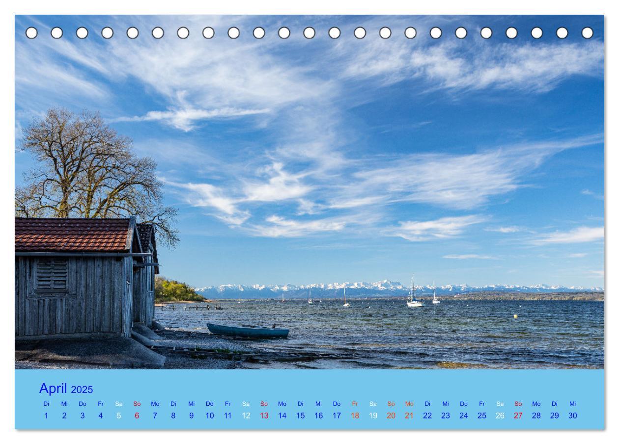 Bild: 9783435033904 | Ammersee-Ansichten (Tischkalender 2025 DIN A5 quer), CALVENDO...