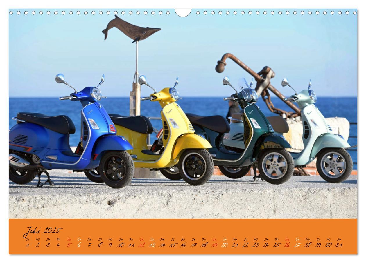 Bild: 9783383977671 | Vespa Liebe (Wandkalender 2025 DIN A3 quer), CALVENDO Monatskalender