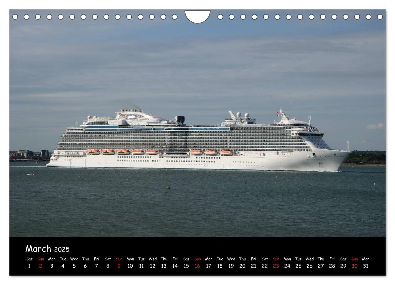 Bild: 9781325991181 | Cruise ships around the world (Wall Calendar 2025 DIN A4...