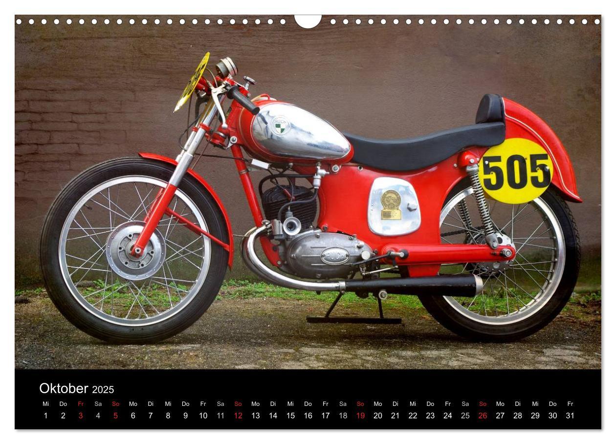 Bild: 9783435818013 | Motorrad Oldtimer (Wandkalender 2025 DIN A3 quer), CALVENDO...