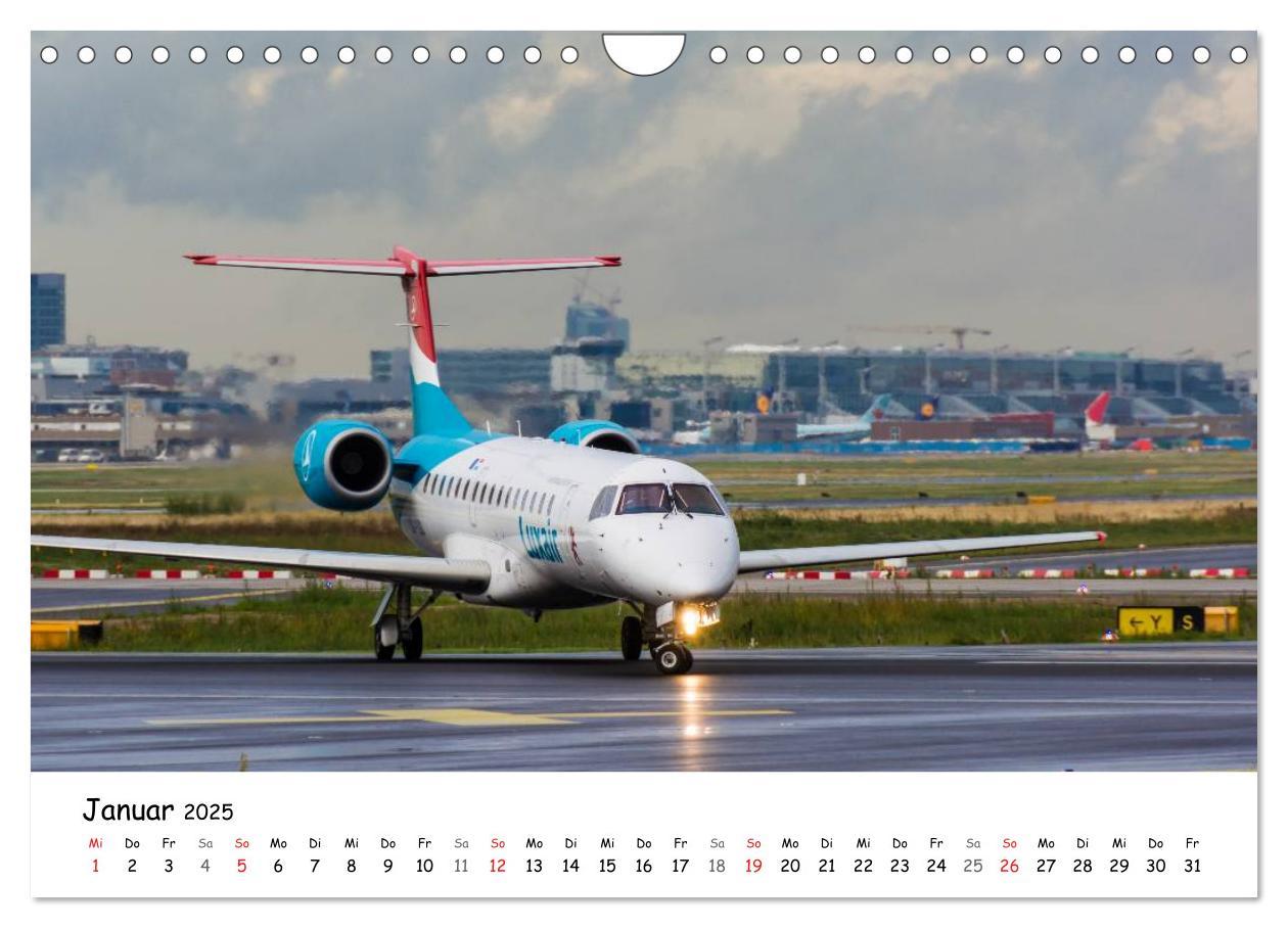 Bild: 9783435778812 | Airliners in Frankfurt (Wandkalender 2025 DIN A4 quer), CALVENDO...