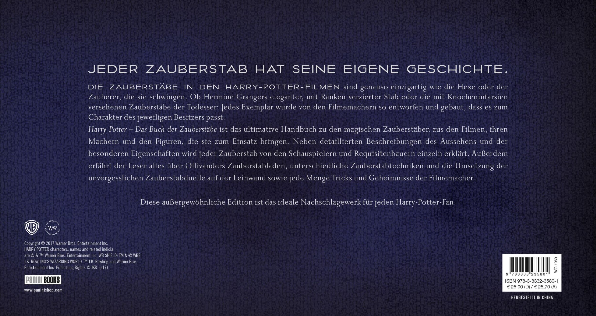 Rückseite: 9783833235801 | Harry Potter: Das Buch der Zauberstäbe | Monique Peterson | Buch