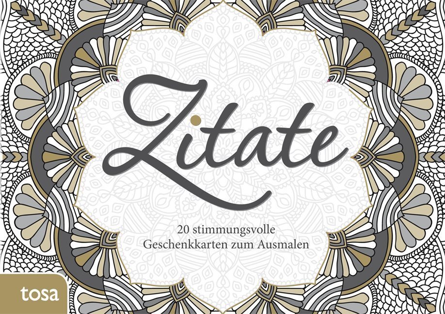 Cover: 9783863135362 | Geschenkkarten zum Ausmalen - Zitate | Taschenbuch | 20 S. | Deutsch