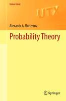 Cover: 9781447152002 | Probability Theory | Alexandr A. Borovkov | Taschenbuch | Universitext