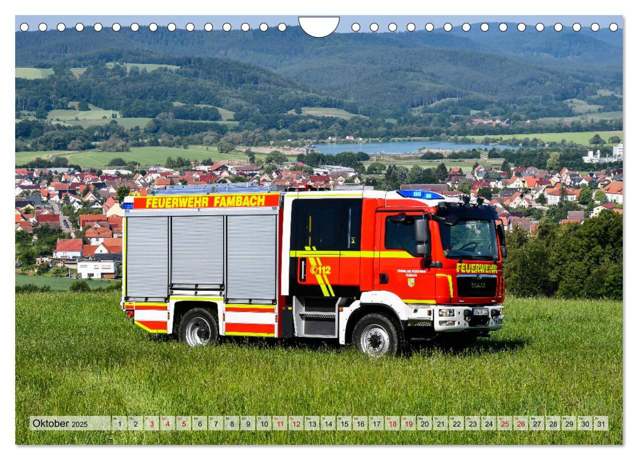 Bild: 9783435165667 | Feuerwehrfahrzeuge (Wandkalender 2025 DIN A4 quer), CALVENDO...