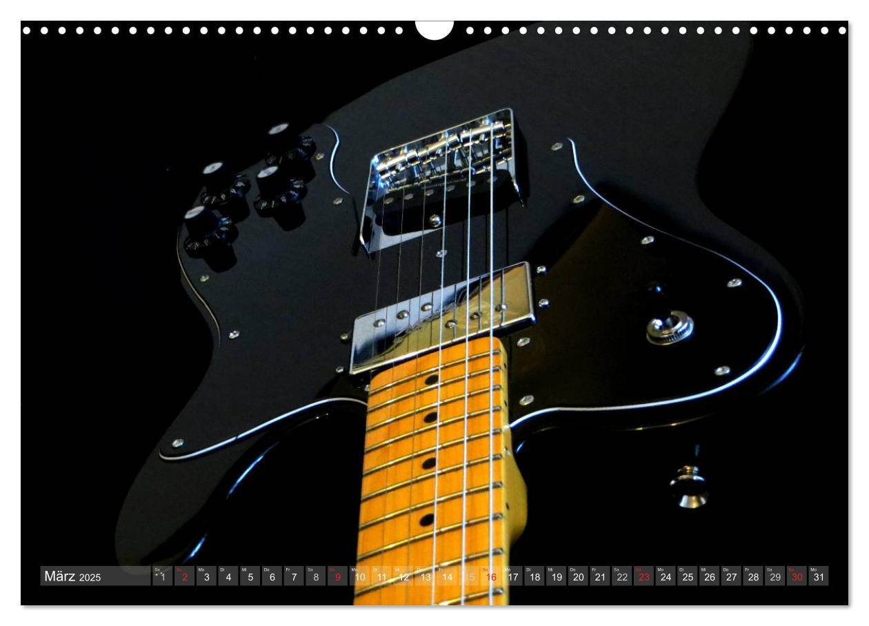 Bild: 9783435732937 | Gitarren Snapshots (Wandkalender 2025 DIN A3 quer), CALVENDO...