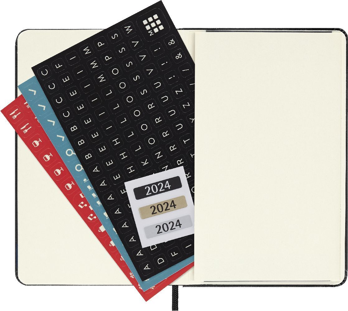 Bild: 8056598857054 | Moleskine 18 Monate Wochenkalender 2023/2024, Pocket/A6, Schwarz